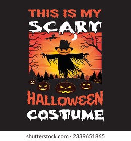 This is my halloween costume T shirt design graphic