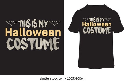 This is my Halloween Costume t-shirt design template 