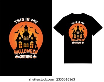 This Is My Halloween Costume T-shirt Design