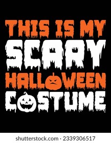 This is my halloween costuume print template t hssirt design