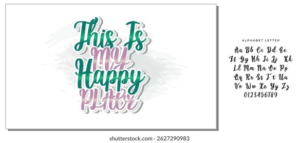 this is my happy place quote letter