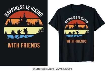 This is my Hiking Vector Graphic T-shirt Design illustration. adventure mountain outdoor hiking custom t shirt design,  outdoor adventure, Mountain illustration, Vector graphic, Outdoor Adventure Insp