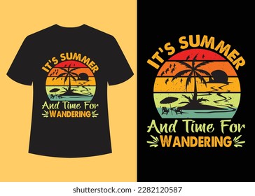 This is my new  "Summer" T-shirt design Vector. I am a creative T-shirt designer. so I can design any kind of t-shirt. Also, I assure you that You will get from me always creative output.
