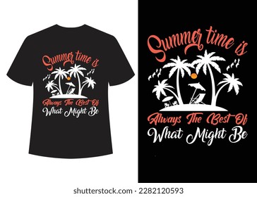 This is my new  "Summer" T-shirt design Vector. I am a creative T-shirt designer. so I can design any kind of t-shirt. Also, I assure you that You will get from me always creative output.
