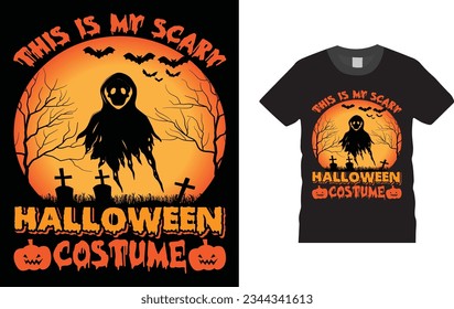 this is my scary halloween costume, Halloween t shirt design,  Unique , Colorful, eye-catching and High-Quality “Halloween T-Shirt design” Halloween t-shirt design template easy to print.

