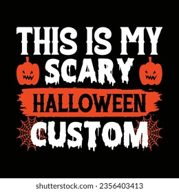 This is my scary Halloween custom t shirt design.