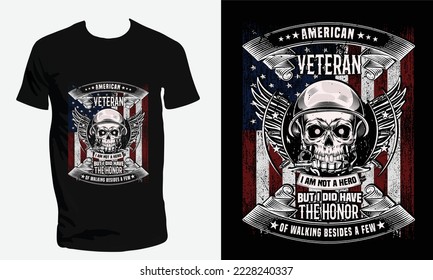 This is my unique veteran and army t-shirt design. veteran is the most respectful thing in USA. USA people every 11th November  observed in their memory. Respect  to veteran's of bottom of my heart.