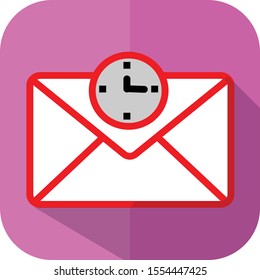 This is myicon desing with a clock