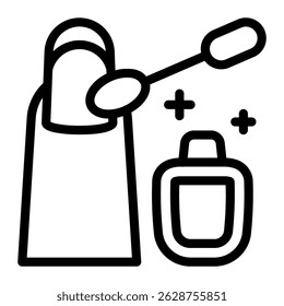 This Nail polish icon is suitable for Beauty Salon, Spa, Barber Shop, etc