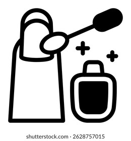 This Nail polish icon is suitable for Beauty Salon, Spa, Barber Shop, etc
