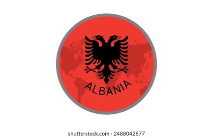 This is National Flag Albania