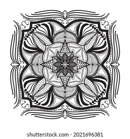 This is a natural ornament commonly found in temples.  wavy line vector art 

