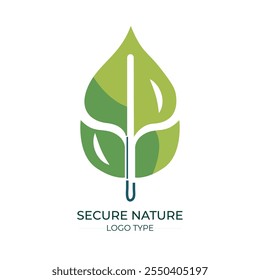 This is Nature secure logo template