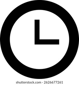 This is a new black icon round shape