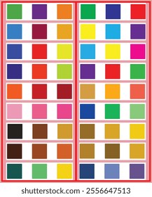 This new color palette is useful and helpful for Graphic Designers as well as for Students of Graphic Design to choose the right color combination for their design.