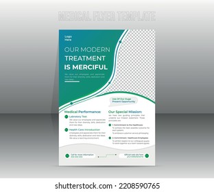 This is new and own concept flyer template.