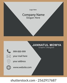 This is a new style Business card design