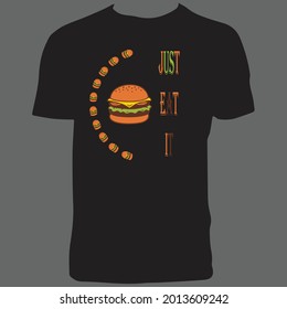 This Is A Nice Burger T Shirt Design.