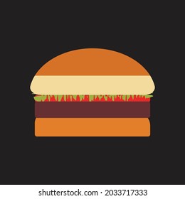 This Is A Nice Burger Vector.  