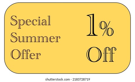 This is a nice gold coupon with special  summer offer