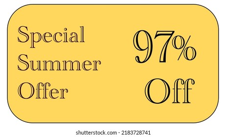 This is a nice gold coupon with special  summer offer