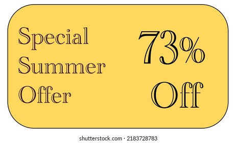 This is a nice gold coupon with special  summer offer