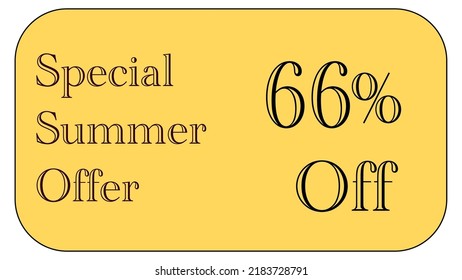 This is a nice gold coupon with special  summer offer