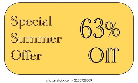 This is a nice gold coupon with special  summer offer