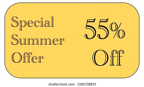 This is a nice gold coupon with special  summer offer