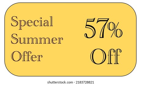 This is a nice gold coupon with special  summer offer