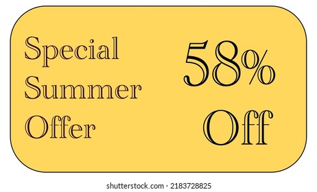 This is a nice gold coupon with special  summer offer
