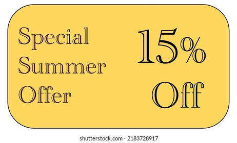 This is a nice gold coupon with special  summer offer