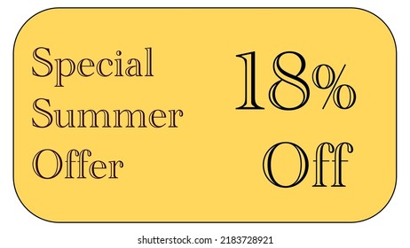 This is a nice gold coupon with special  summer offer
