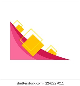 This nice and neat corner design is very compatible and suitable for various design needs such as business presentations, corporate promotional designs, id cards, infographics, social media posts, and