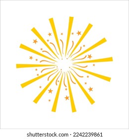 This nice and neat firework is highly compatible and suitable for various design needs like business presentations, corporate promotion designs, id cards, infographics, social media posts, and more.