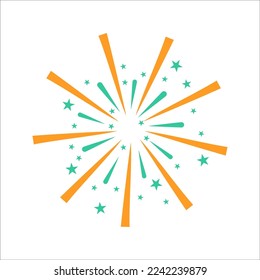 Este bonito y limpio fuegos artificiales es altamente compatible y adecuado para diversas necesidades de diseño como presentaciones de negocios, diseños de promoción corporativa, tarjetas de identificación, infografías, publicaciones en medios sociales y más.