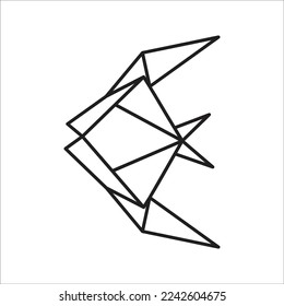 Diese schöne und gepflegte Origami ist sehr gut geeignet und eignet sich für verschiedene Design-Anforderungen, wie z.B. Werbedesigns, ID-Karten, Infografiken, Social Media-Beiträge und andere.