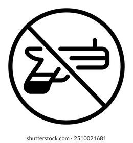 This No weapon icon is suitable for Peace Day, etc.