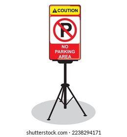 This no-parking sign is made to indicate a no-parking area here
This design is made unique and attractive for education in children, teenagers or adults