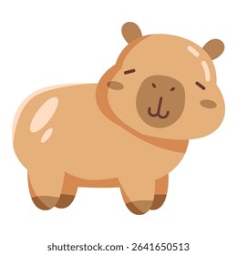 This Normal capybara illustration is suitable for Capybara lover, wildlife animal, etc.