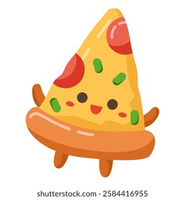 This normal pizza illustration is suitable for Ramadan Islamic event etc