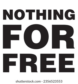 This is a Nothing for free typography design.