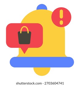 Esta ilustración de notificación es adecuada para Cyber Monday.