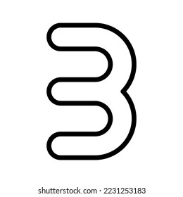 this is a Number 3 icon
icon with outline and pixel perfect style
this is one of the icons from the icon sets with Alphabet and number theme