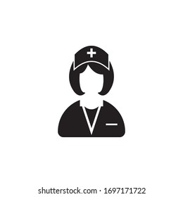 This Nurse icon is in Solid style available to download as EPS 10