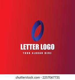 This is an O custom letter logo