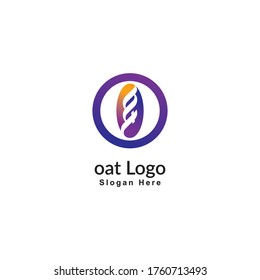 Das ist kein Logo-Design. Es wird als Symbol, Logo-Design von Hafer, Logo, auf Logo verwendet.