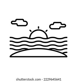 this is a ocean icon
icon with outline and pixel perfect style
this is one of the icons from the icon sets with Adventure theme