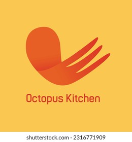 this is Octopus Kitchen logo for your brand food and beverages. Can use for Comercial use