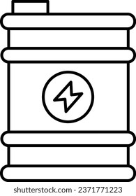 This is Oil barrel Line Vector Icon easily modified with filled and trendy colours combination, you'll find representations of essential of icon concepts.

